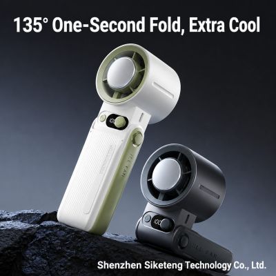 A228 Rechargeable Handheld Ice Cooling Fan — Best Selling (view 2)
