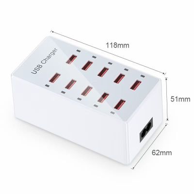 60W 10-Port USB Charging Station – YC-A6