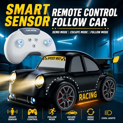 RC Drift Car Toy for Kids – Electric Remote Controlled Stunt Car with Gesture-Sensor Follow & Drift Modes — RC & Toys (view 5