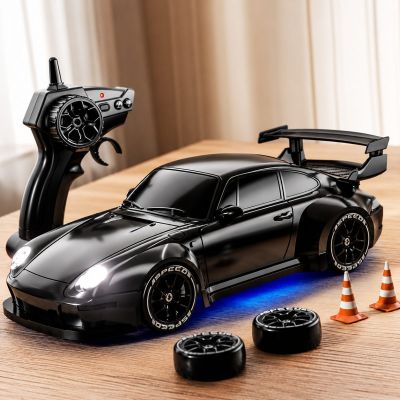 Porsche 911 1:24 Scale 4WD Drift RC Car – 2.4GHz Remote Control Racing Car with LED Lights — Best Selling