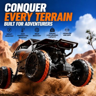 2WD Alloy Off-Road Rock Crawler RC Car – Rechargeable Remote Control Climbing Car — RC & Toys (view 2)