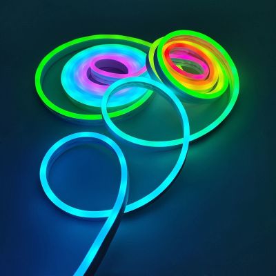 RGB-IC Smart Neon LED Strip Light 5 Meter (16 feet) with Apps & Remote Control — Home Decoration (view 3)