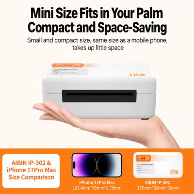 IP-302 3-Inch Thermal Courier Label Printer – 203DPI — Printer (view 4)