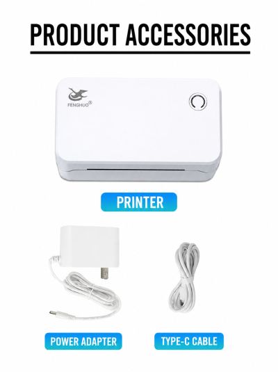 N80B Bluetooth Thermal Label Printer – Shipping & Courier Sticker Printer — Printer (view 4)