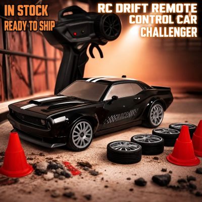 Dodge Challenger SRT Hellcat App-Controlled 4WD RC Drift Car (1:20 Scale) with LED Underglow