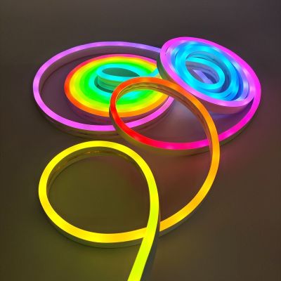 RGB-IC Smart Neon LED Strip Light 5 Meter (16 feet) with Apps & Remote Control — Home Decoration (view 2)