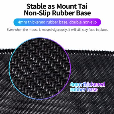 900×400mm RGB Gaming Mouse Pad – 4mm Waterproof Extended Desk Mat