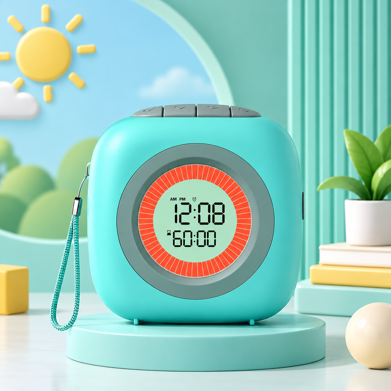 Mini Smart Thermal Printer with Alarm Clock & Stopwatch — Printer