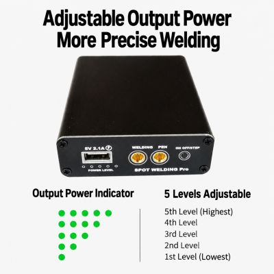 Portable Battery Spot Welder – 5000mAh, 650A High-Power Welding Machine
