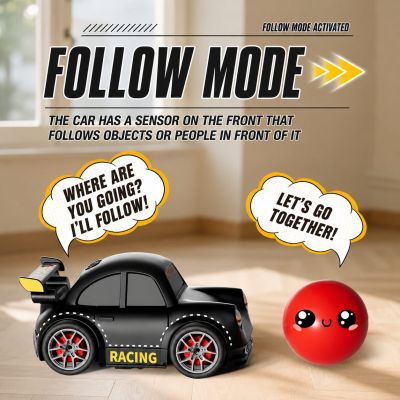 RC Drift Car Toy for Kids – Electric Remote Controlled Stunt Car with Gesture-Sensor Follow & Drift Modes — RC & Toys (view 2